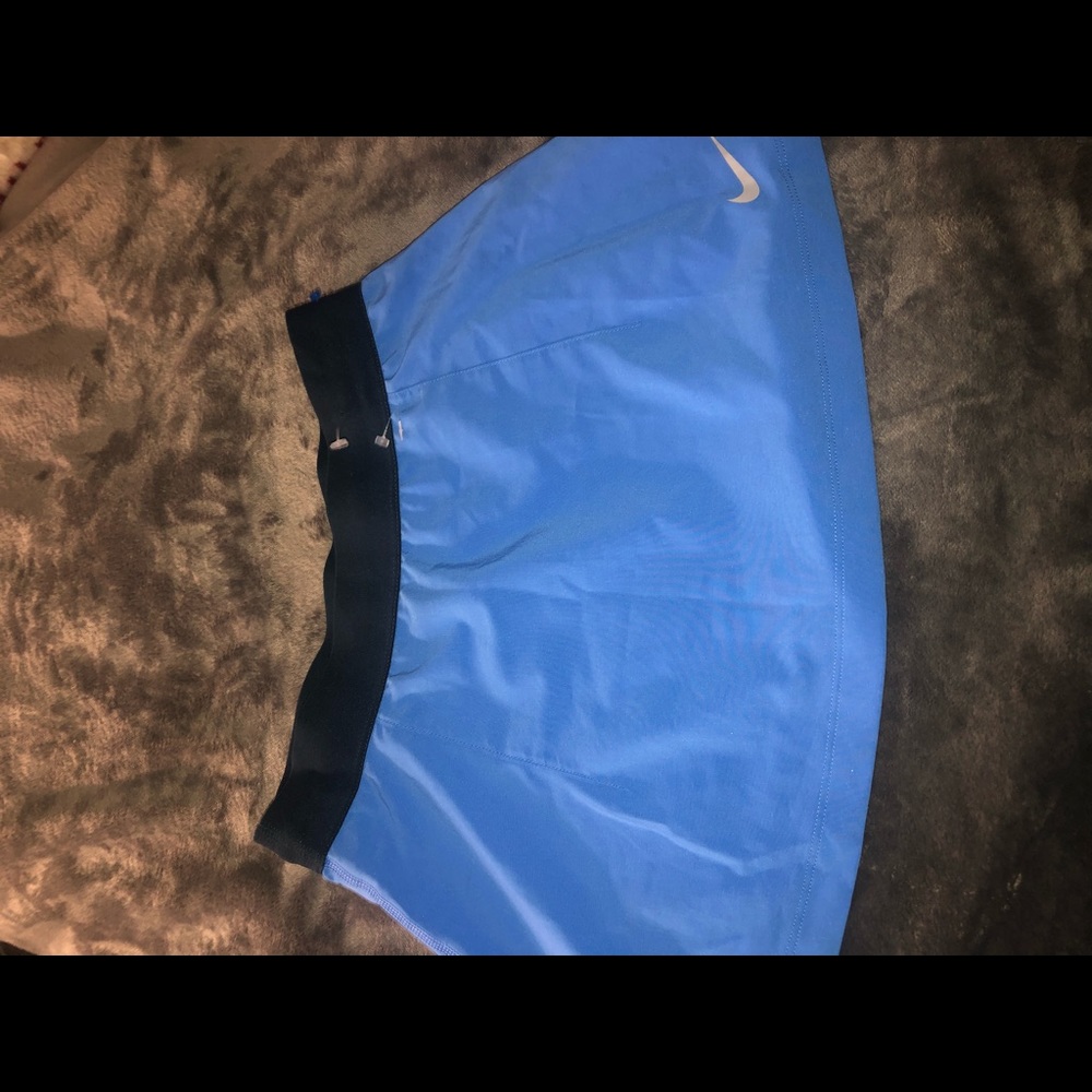 Blue Nike athletic skirt